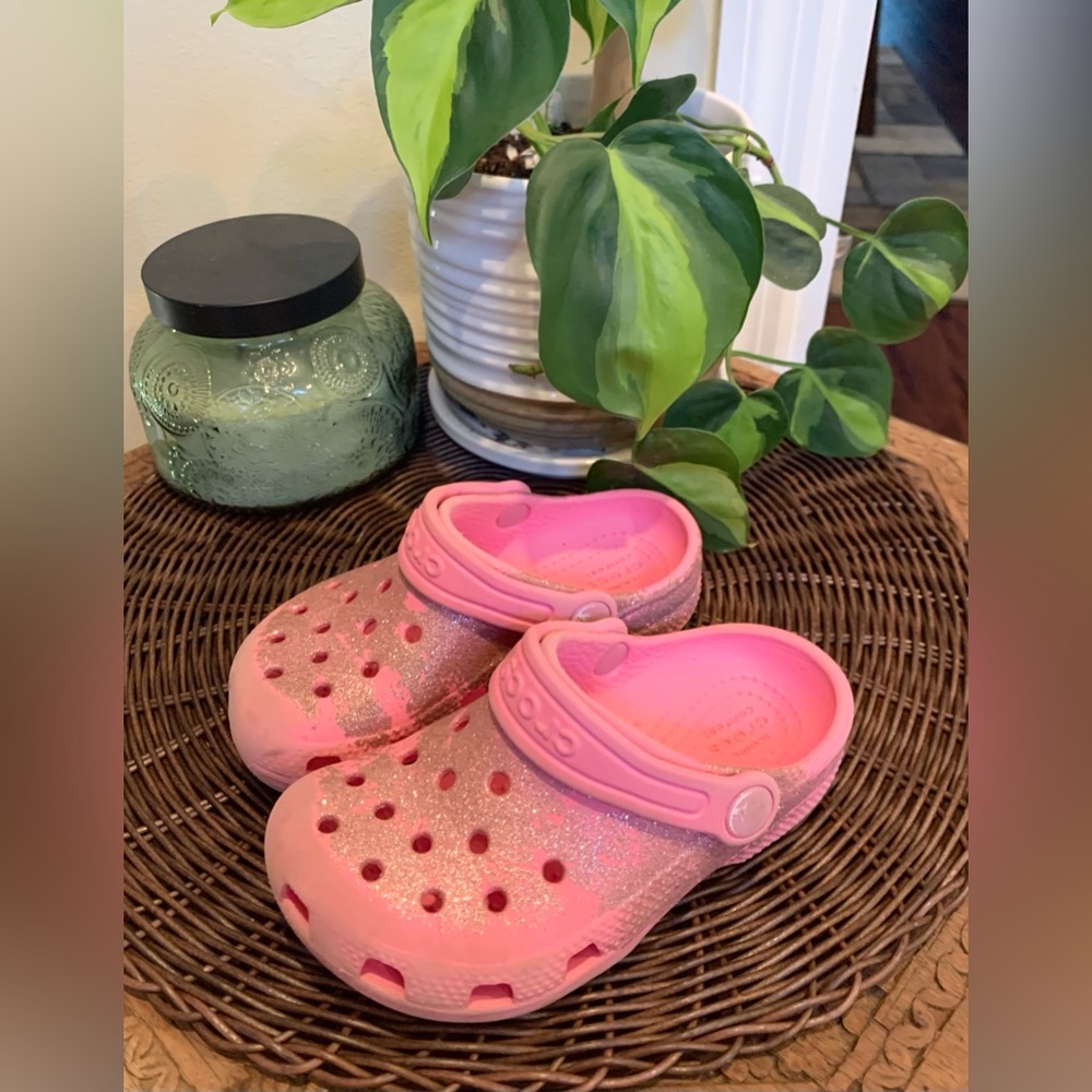 Glittery Girls Crocs